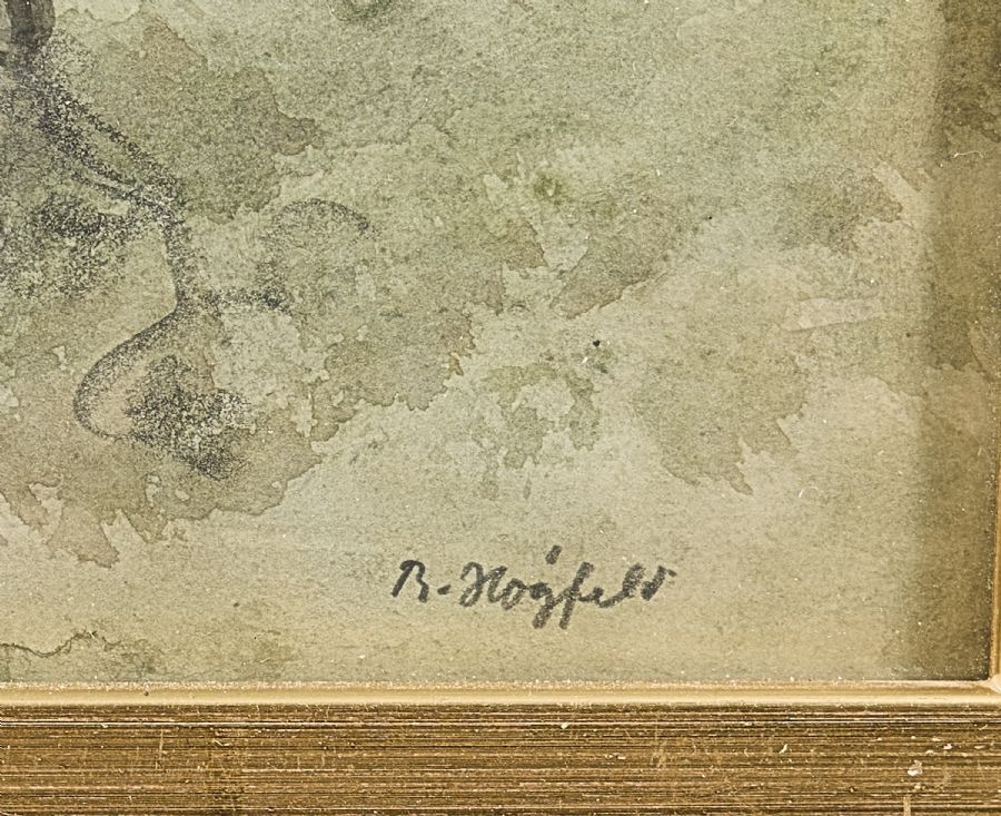 Artwork by Robert Högfeldt, Landscape, Made of Watercolour