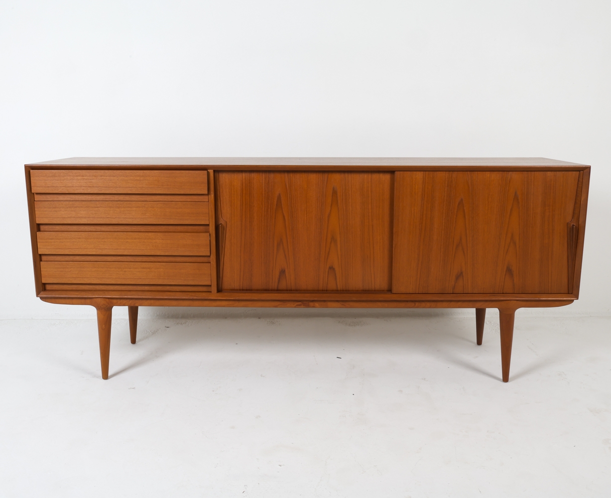 Artwork by Omann Jun, OMANN JUN MODEL18 DANISH TEAK SIDEBOARD C. 1960S, Made of TEAK