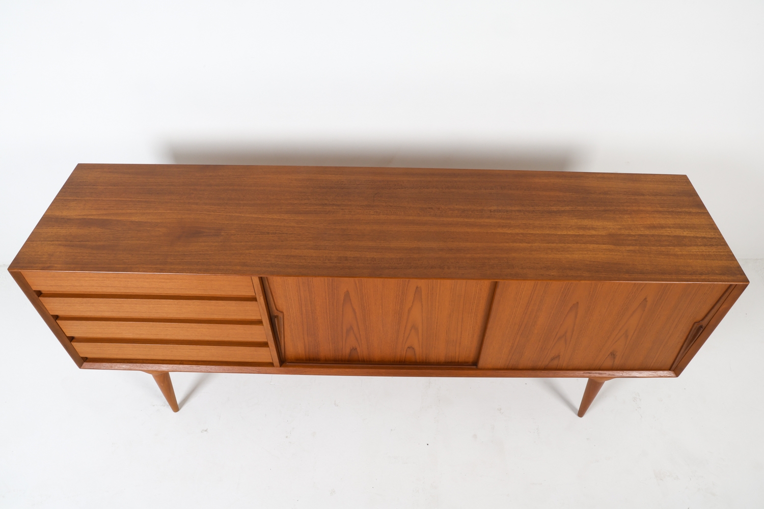 Artwork by Omann Jun, OMANN JUN MODEL18 DANISH TEAK SIDEBOARD C. 1960S, Made of TEAK