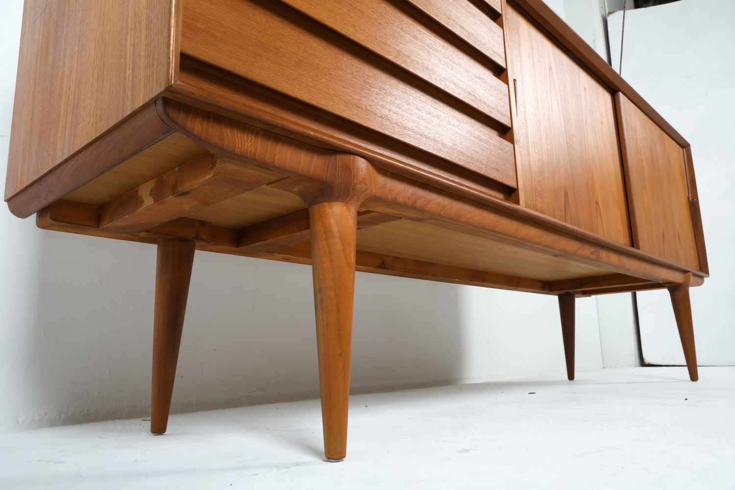 Artwork by Omann Jun, OMANN JUN MODEL18 DANISH TEAK SIDEBOARD C. 1960S, Made of TEAK