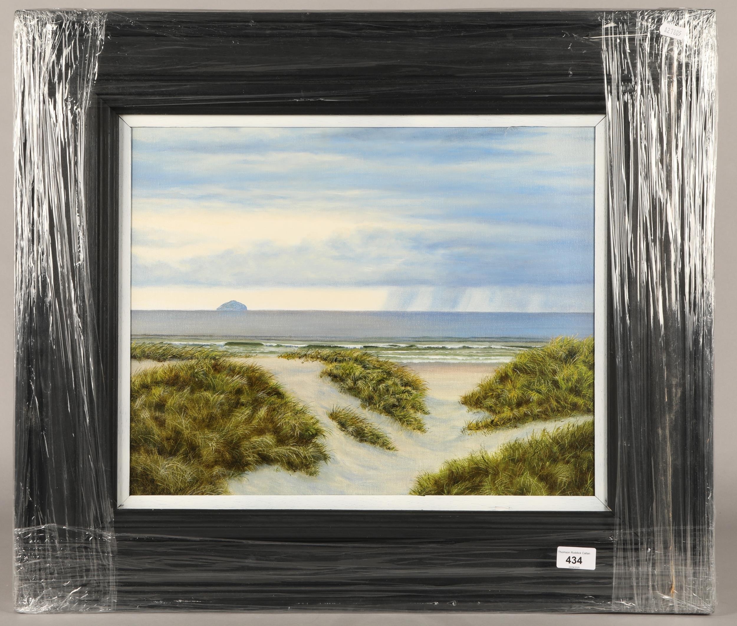 Artwork by Ailsa Craig, seascape, Made of oil on board