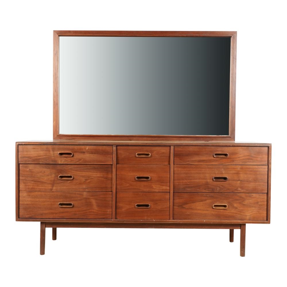 Artwork by Jack Cartwright, A Mid-Century Modern Walnut Dresser, Made of Walnut