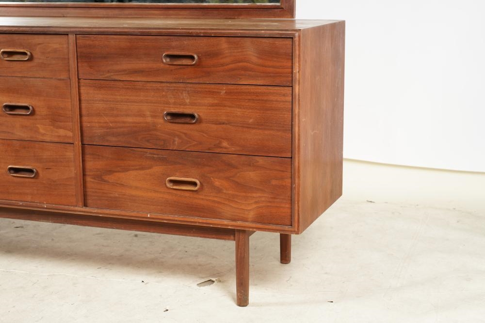 Artwork by Jack Cartwright, A Mid-Century Modern Walnut Dresser, Made of Walnut