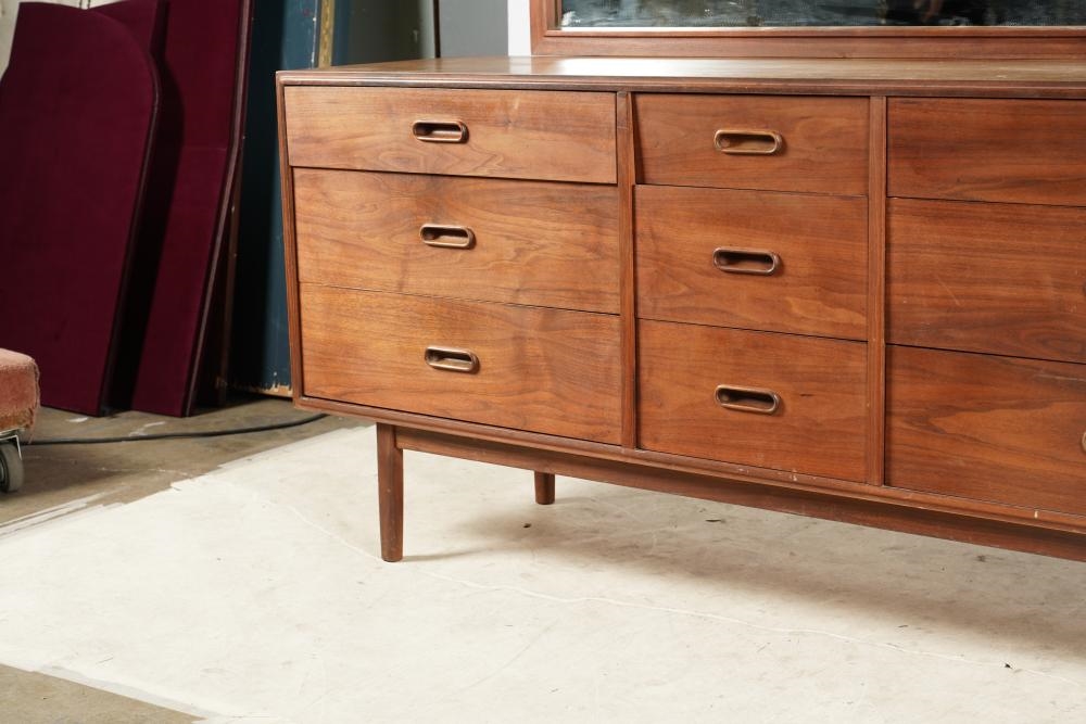 Artwork by Jack Cartwright, A Mid-Century Modern Walnut Dresser, Made of Walnut