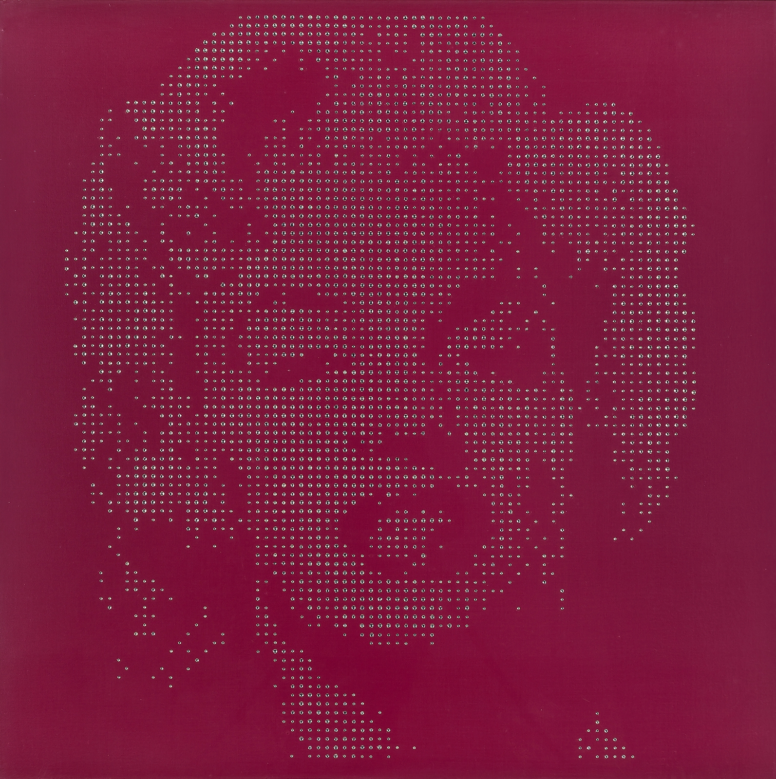 Artwork by Lee Dongjae, Icon - Forever Young, Made of acrylic and crystal on canvas