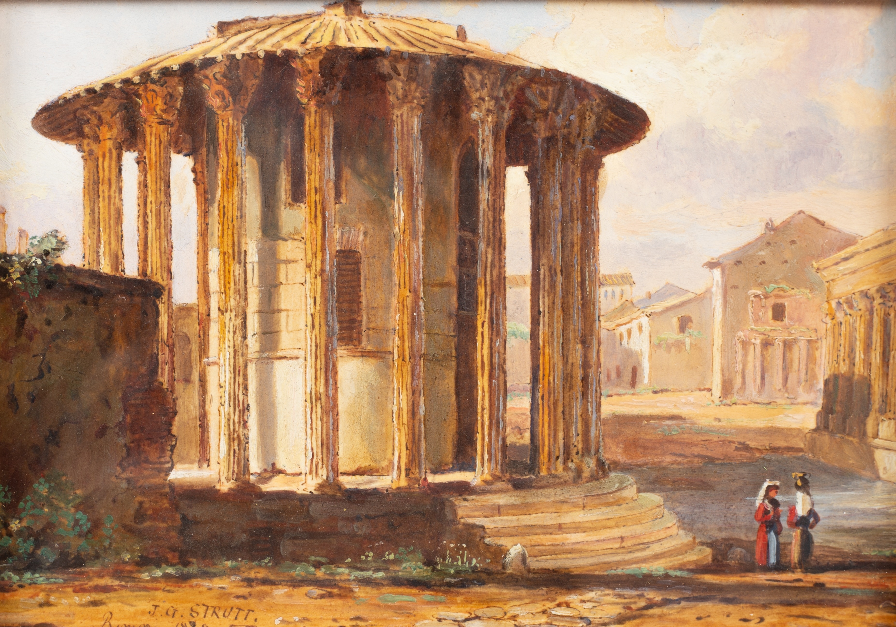 Jacob George Strutt | Temple of Hercules Victor (1839) | MutualArt