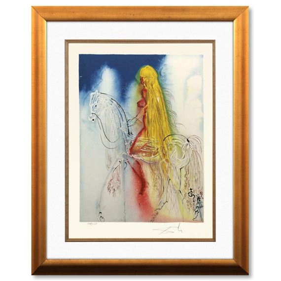 Salvador Dalí | Salvador Dali- Original Lithograph Lady Godiva | MutualArt