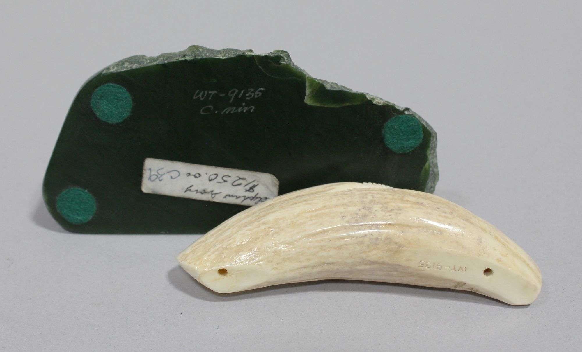 Artwork by Charles C. Min Hu, FIGURINE, Made of carved ivory