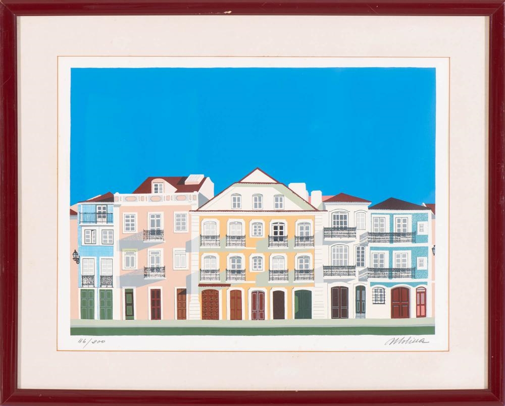 Artwork by Bernabeu Liberto Molina, Bernabeu LIBERTO MOLINA (1926-2002) Serigrafia sobre papel Assinada, Made of silkscreen on paper