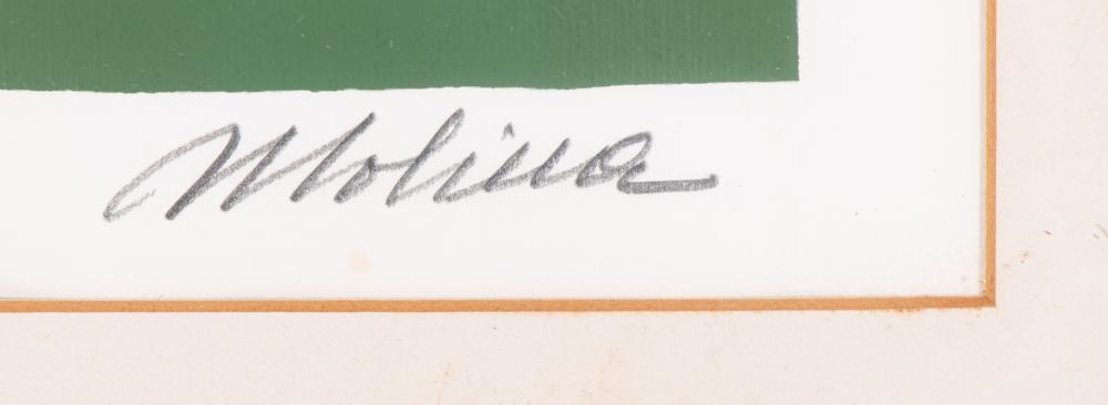 Artwork by Bernabeu Liberto Molina, Bernabeu LIBERTO MOLINA (1926-2002) Serigrafia sobre papel Assinada, Made of silkscreen on paper