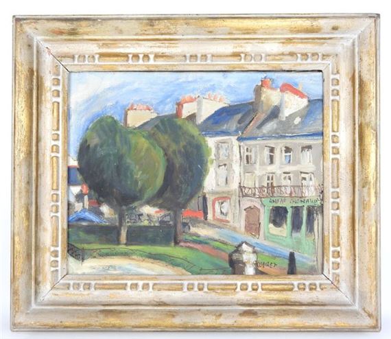 Jean Touret | View of a street | MutualArt