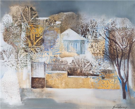 Téli táj by Ágnes Garabuczy