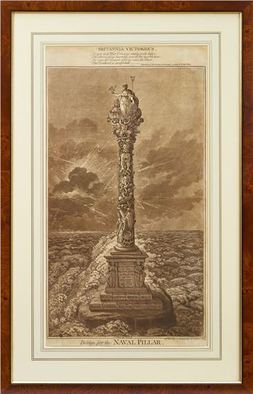 'Design for the Naval Pillar' by James Gillray, 1800