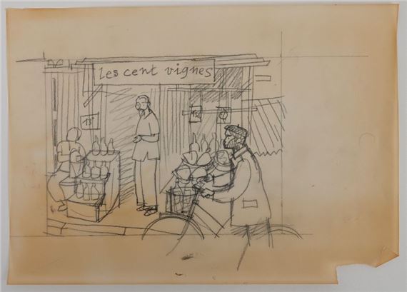 Research for a wine label by Marcelino Truong