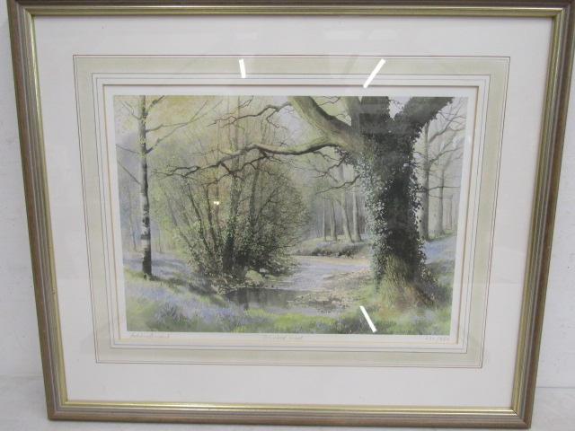 Artwork by Ashley Bryant, Bluebell Woods, Made of print