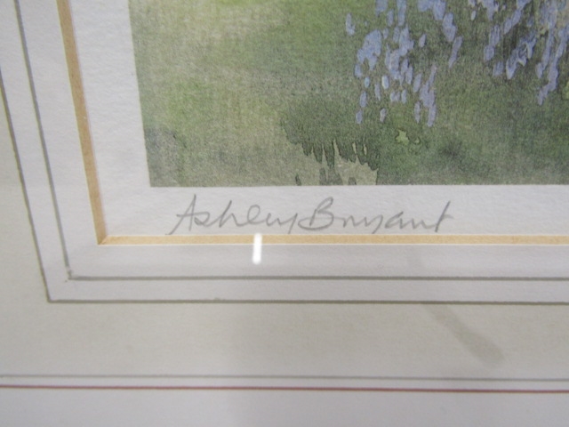 Artwork by Ashley Bryant, Bluebell Woods, Made of print