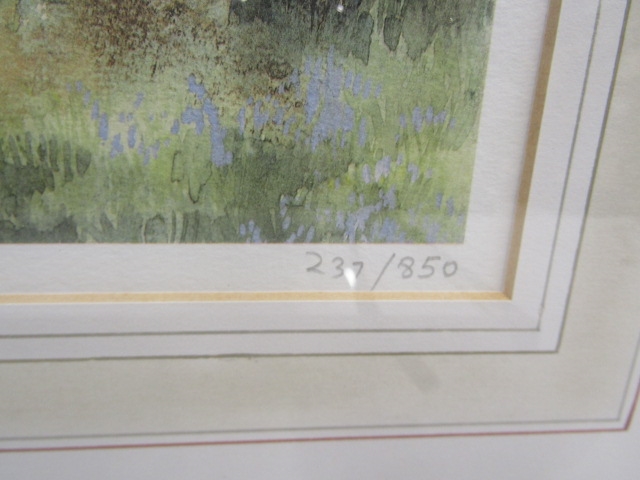 Artwork by Ashley Bryant, Bluebell Woods, Made of print