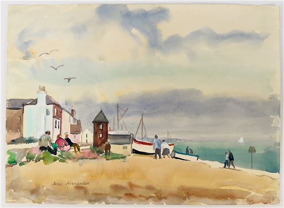 'Morning on the Shore by Jean Dryden Alexander, dated 1984