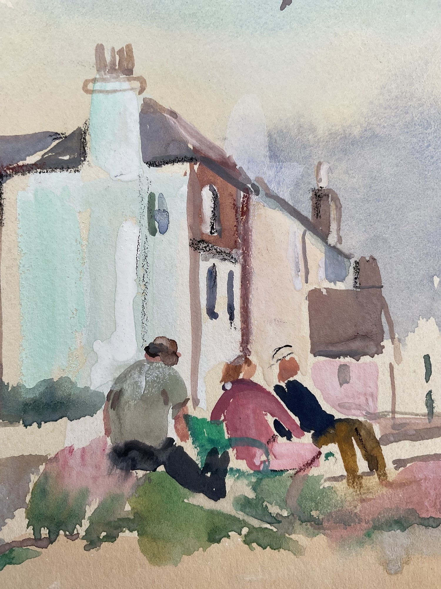 Artwork by Jean Dryden Alexander, 'Morning on the Shore, Made of watercolour