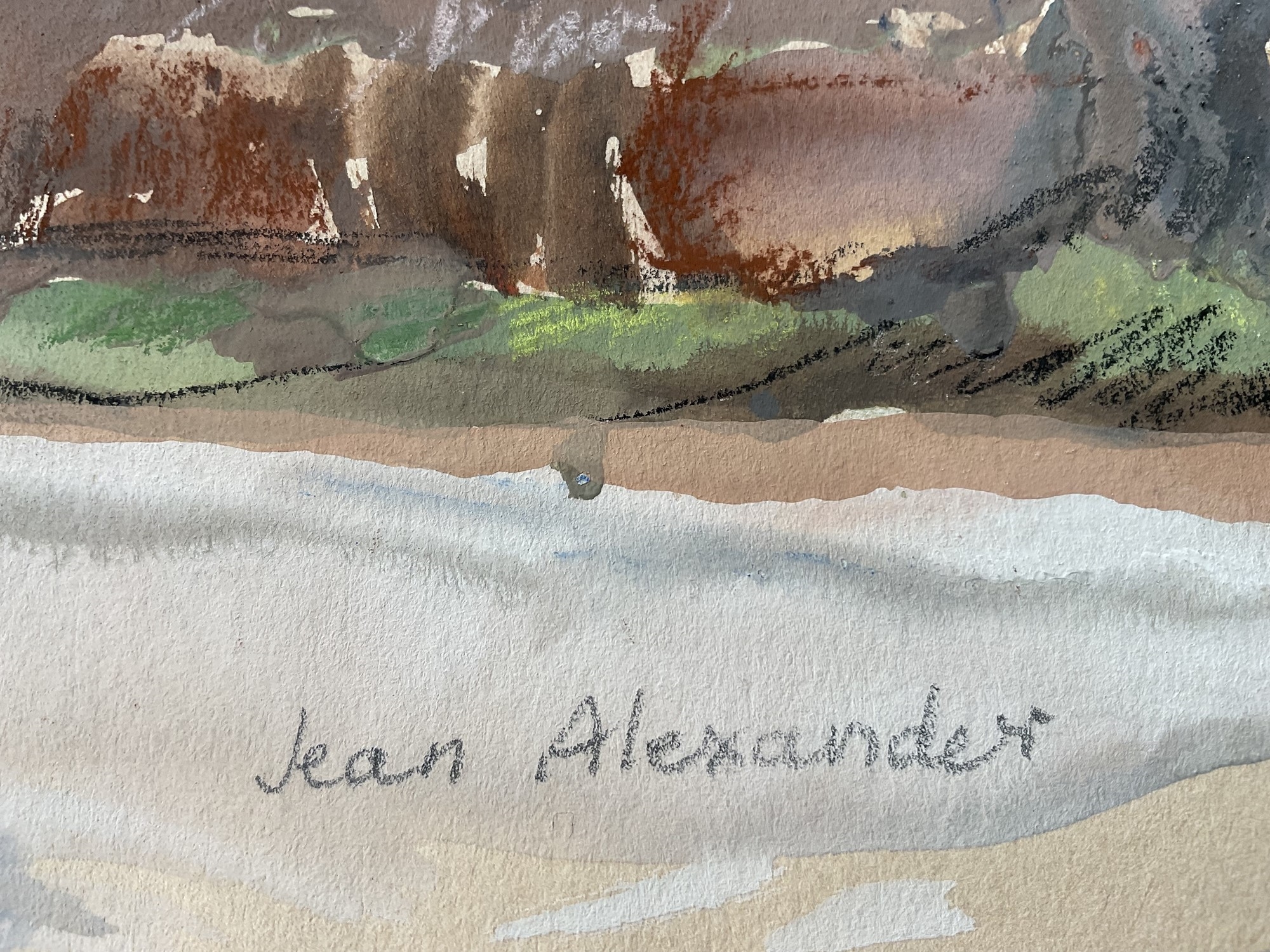 Artwork by Jean Dryden Alexander, 'Squally Weather, Made of watercolour