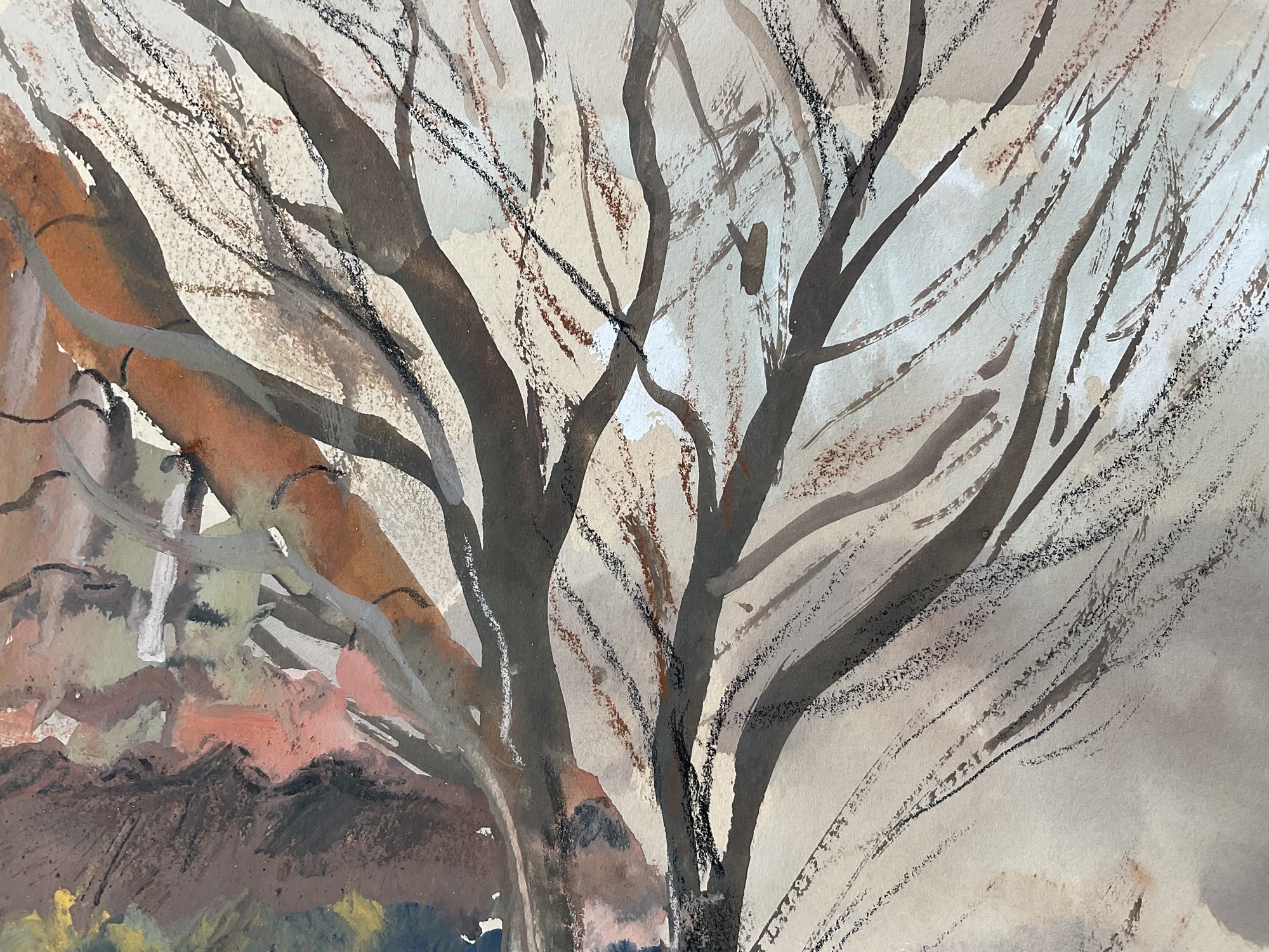 Artwork by Jean Dryden Alexander, 'Squally Weather, Made of watercolour