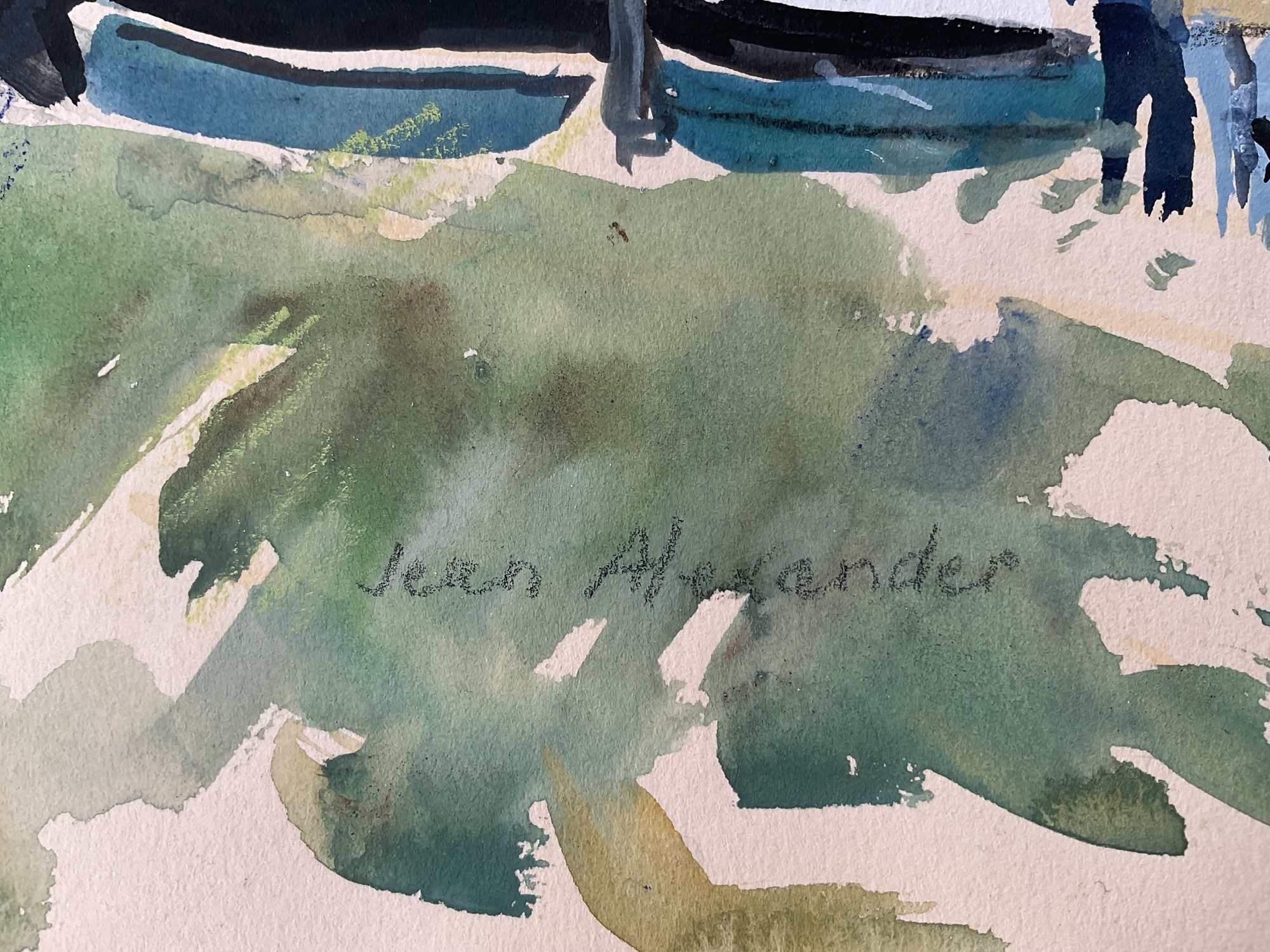 Artwork by Jean Dryden Alexander, 'Walberswick', Made of watercolour