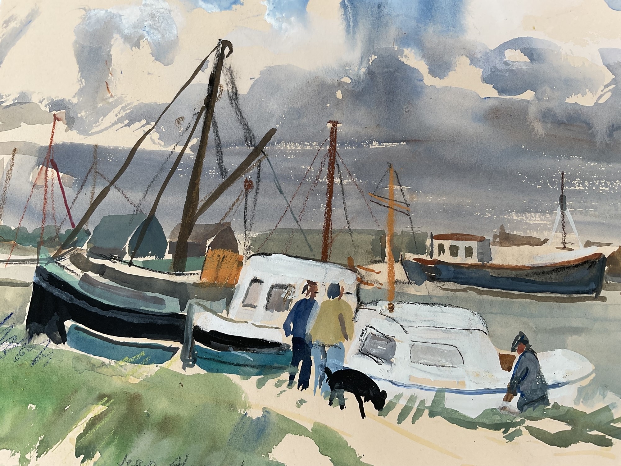 Artwork by Jean Dryden Alexander, 'Walberswick', Made of watercolour