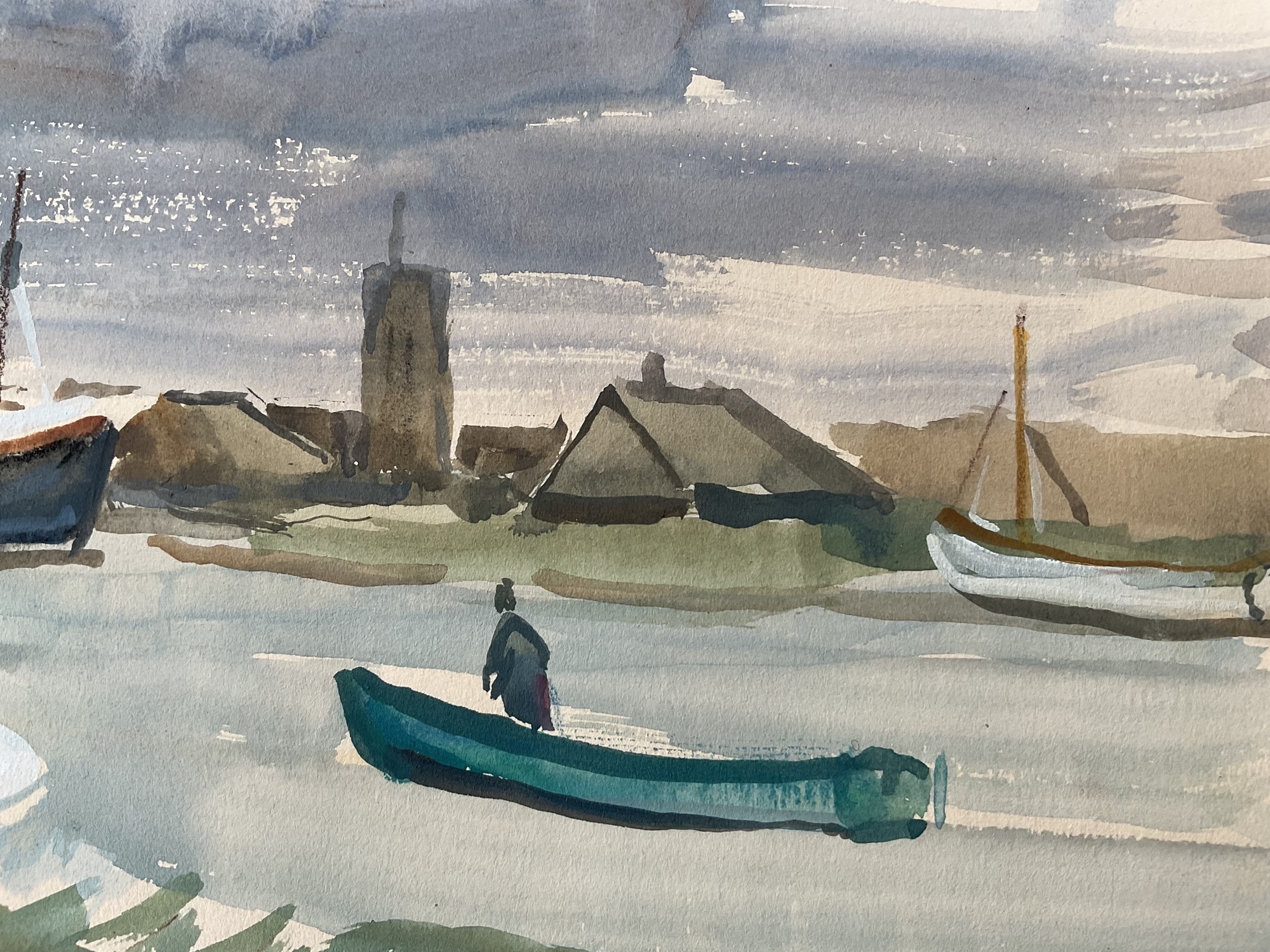 Artwork by Jean Dryden Alexander, 'Walberswick', Made of watercolour