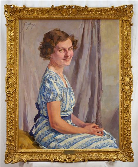 portrait of Mrs David Ransome by Anna Airy, 1940