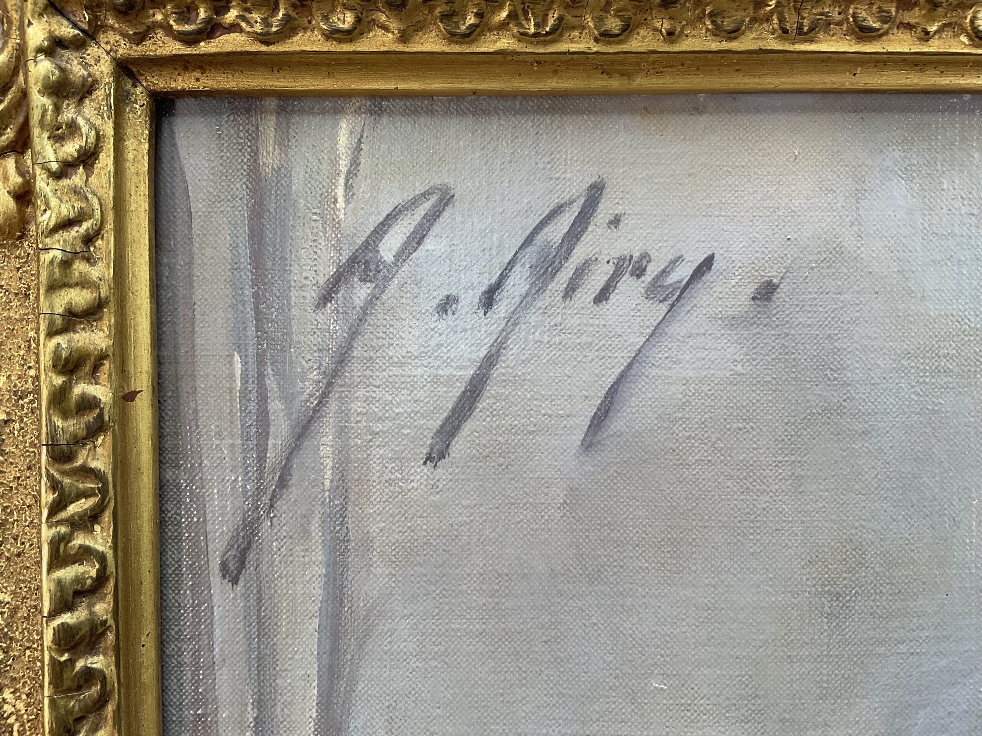 Artwork by Anna Airy, portrait of Mrs David Ransome, Made of oil on canvas