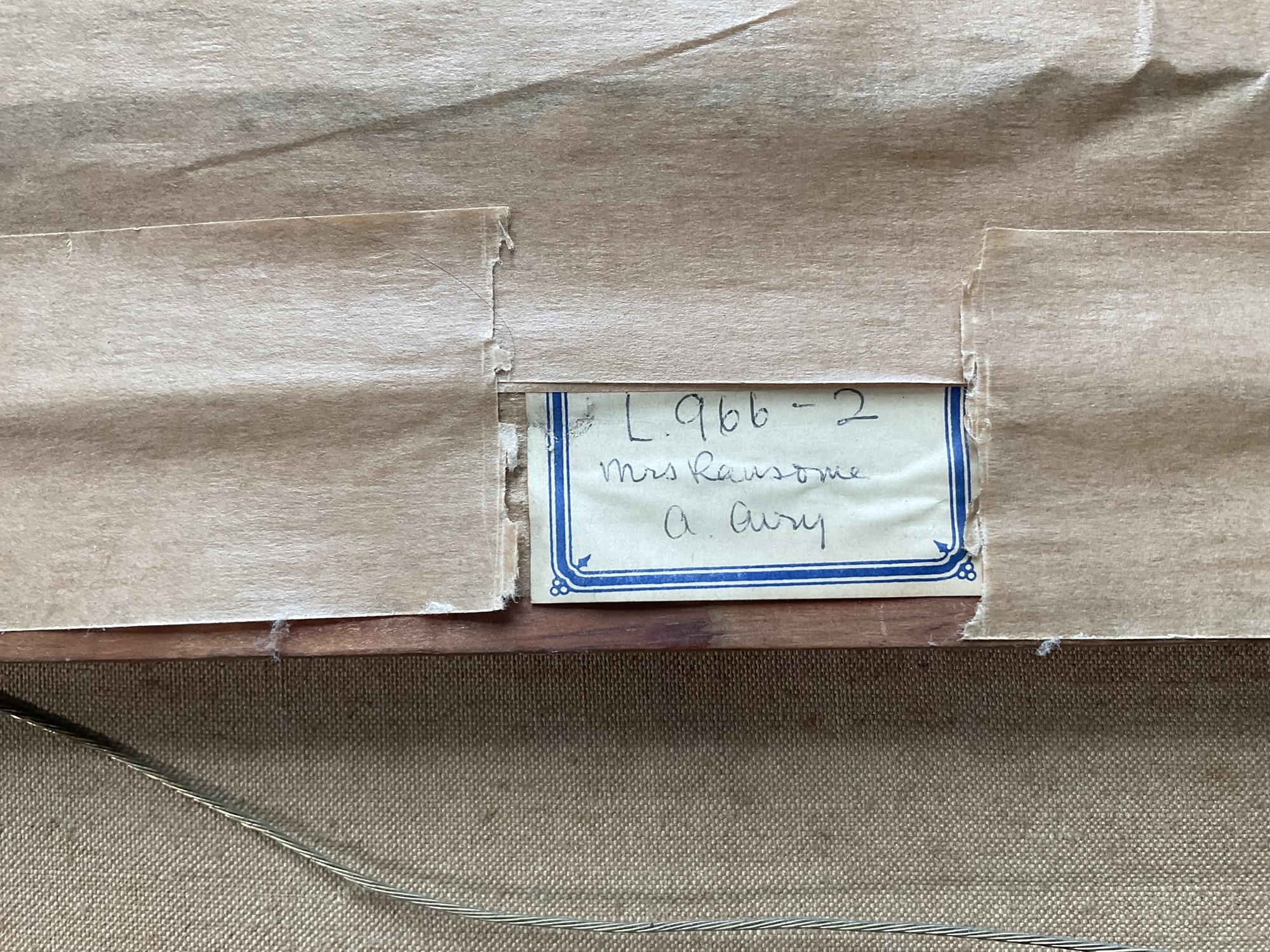 Artwork by Anna Airy, portrait of Mrs David Ransome, Made of oil on canvas