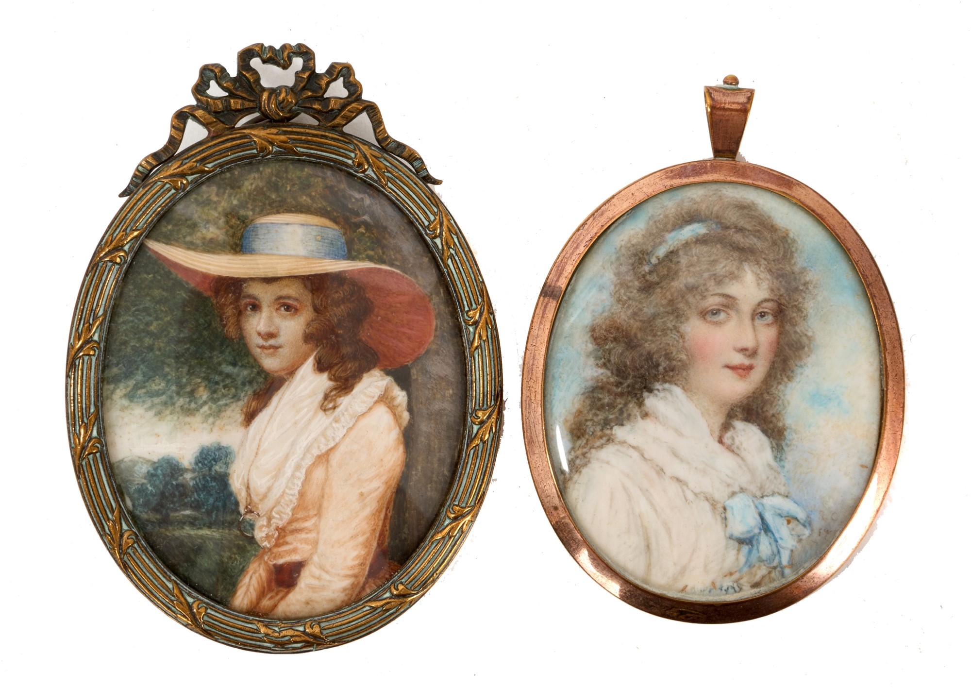 George Engleheart | Late 18th century portrait miniature on ivory and ...