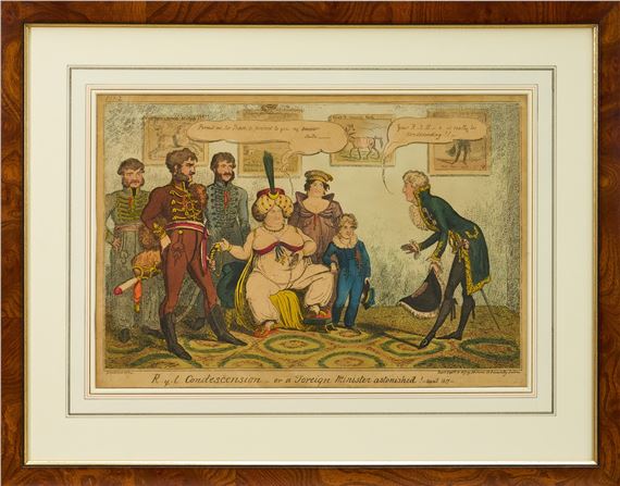 'Royal Condescension' by George Cruikshank, 1817