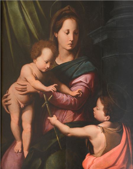 Santi di Tito | Madonna and Child with the Infant Saint John the ...