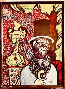 STANLEY LENCH, 80, FRAMED PRINT, APPROX 77 x 56cm - Stanley Lench