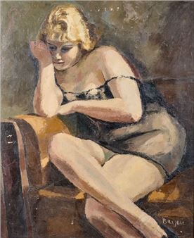 Thoughtful young woman - Pierre Berjole