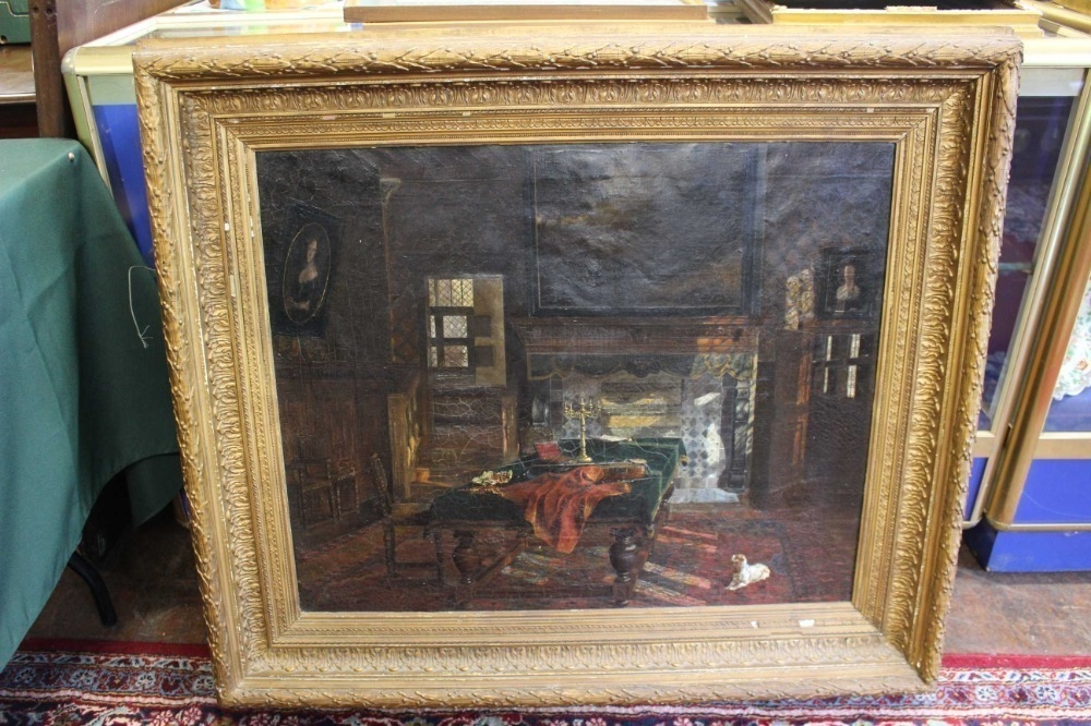 Henry Simpson | Henry (?) Simpson Room interior with large table by a ...