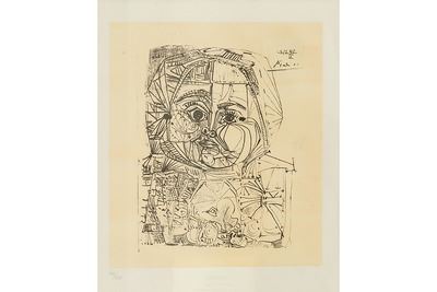 Pablo Picasso | velijnpapier n° 366/1000 : Vrouwenportret (1952 ...