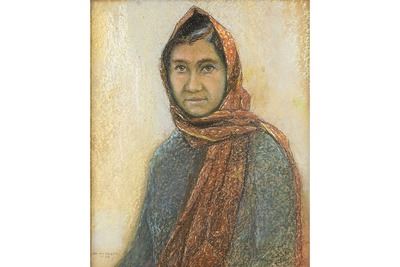 Portret van Prinses Wanita Dari Jawa Yang Kaya - Jan Van Delft