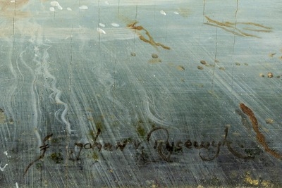 Artwork by Johannes Cornelis van Rijsewijk, IJspret, Made of oil on panel