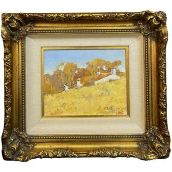 Signed Gracielo Corzo “High on a Hill" Acrylic - Mauro Hernandez