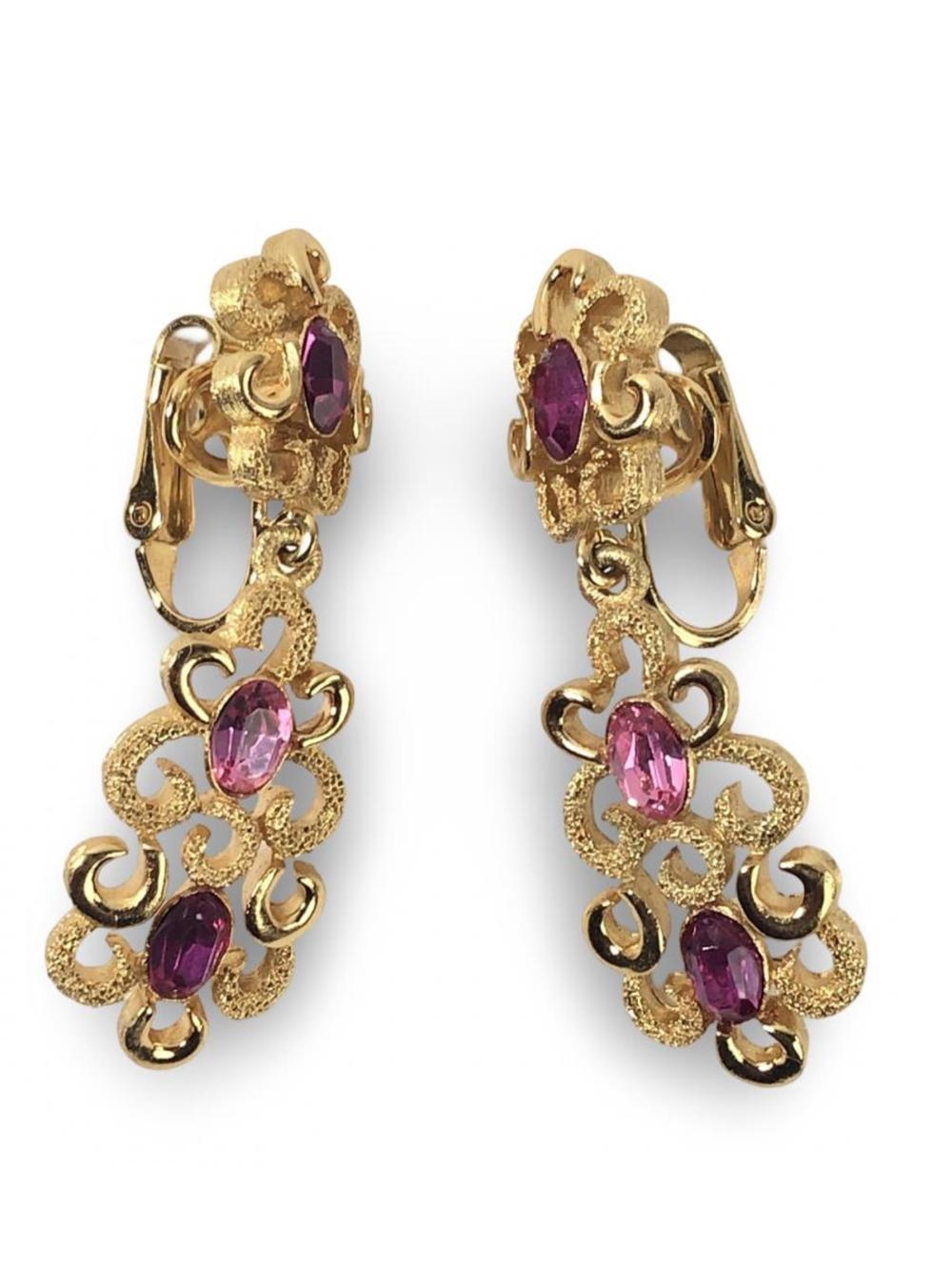 Artwork by Unknown , Impressive Trifari Gold Tone Jewelry Set, Made of Gold