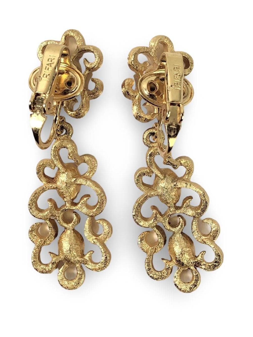 Artwork by Unknown , Impressive Trifari Gold Tone Jewelry Set, Made of Gold