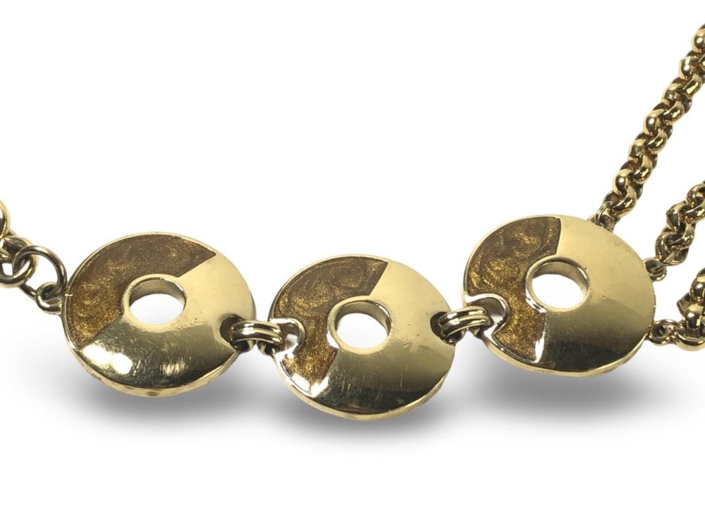 Artwork by Unknown , Impressive Trifari Gold Tone Jewelry Set, Made of Gold