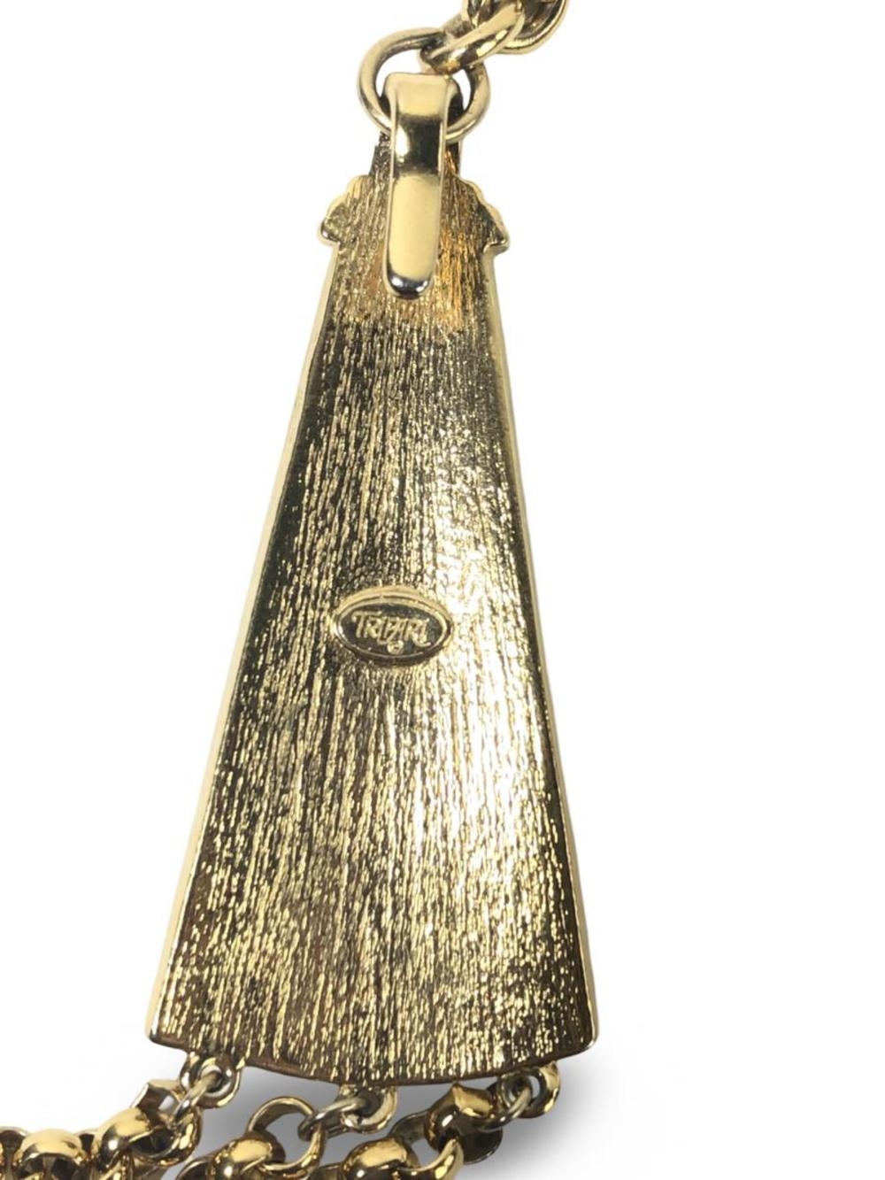 Artwork by Unknown , Impressive Trifari Gold Tone Jewelry Set, Made of Gold