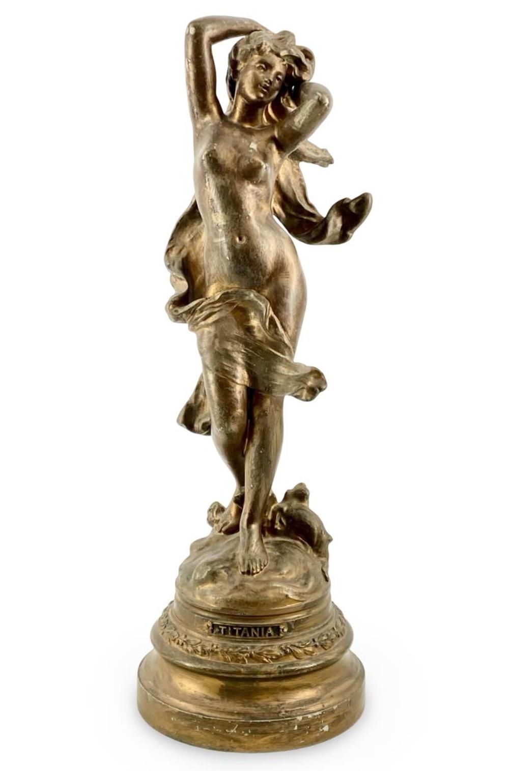 Artwork by Midsummer, French Painted Die Cast Titania Sculpture, Made of Sculpture – Elegant die-cast sculpture