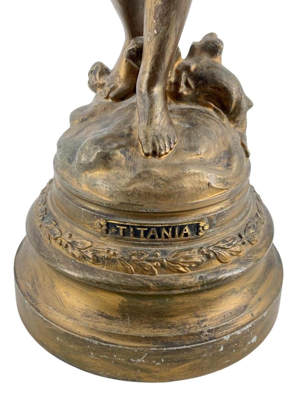 Artwork by Midsummer, French Painted Die Cast Titania Sculpture, Made of Sculpture – Elegant die-cast sculpture