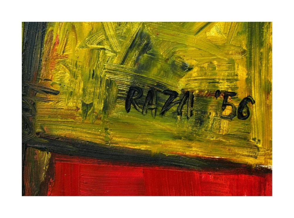 Syed Haider Raza | SAYED HAIDER RAZA (1922-2016) LANDSCAPE. ACRYLIC ON ...