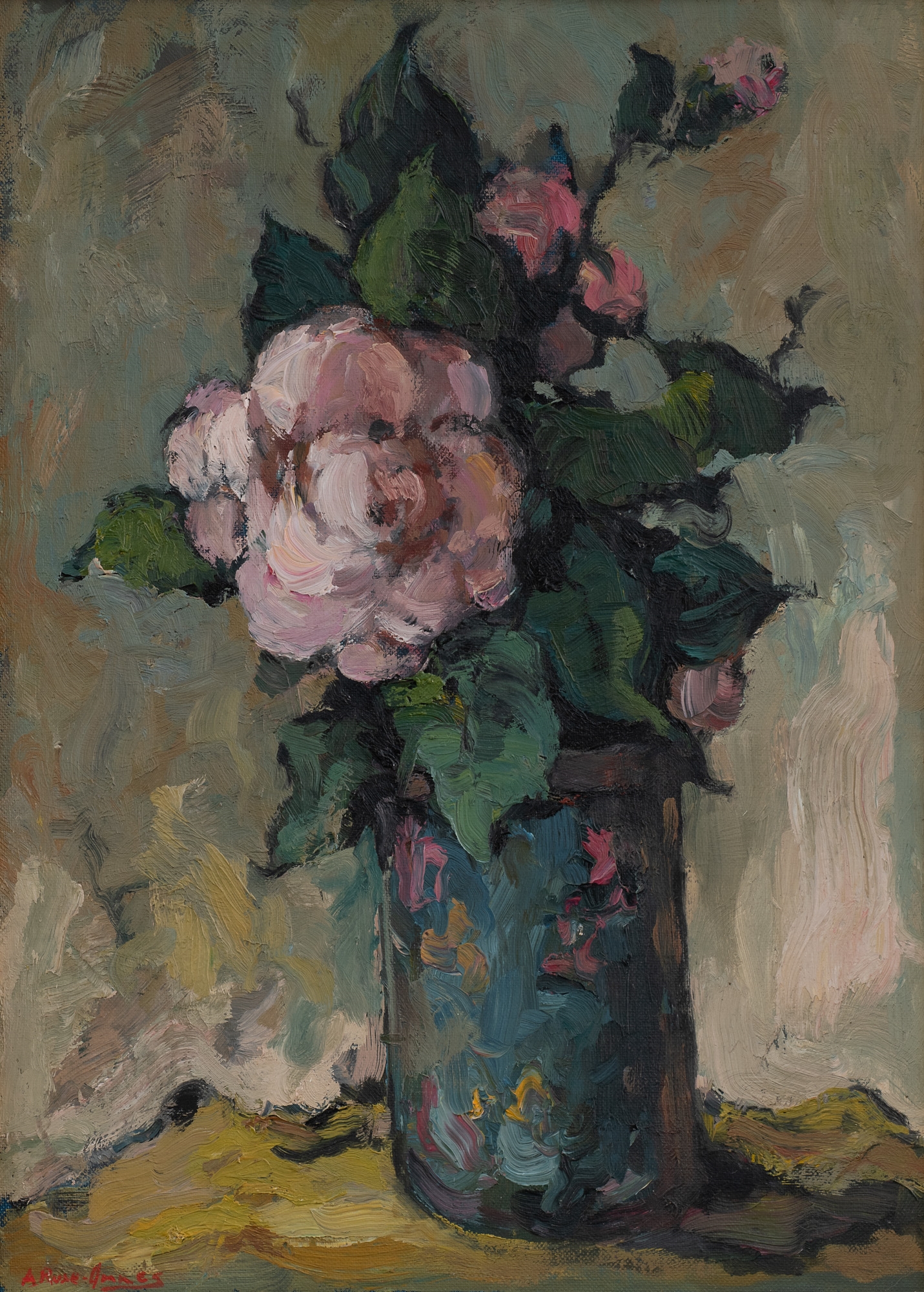 Alexander Rose-Innes | Still life with roses | MutualArt