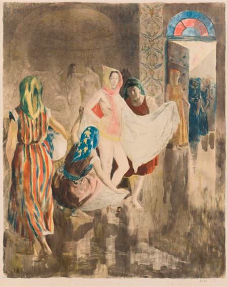 The ritual bath of the Jewish bride - Alexandre Lunois